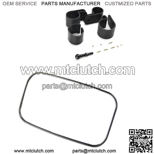 UTV Rear Side View Mirror 1.5" 1.75" 2" Clamp For Polaris YAMAHA HONDA Can-Am For: More than one vehicle - Image 3