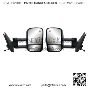 Pair Right+Left Side Towing Mirror for 2007 to 2013 Chevy Silverado and Sierra (For: More than one vehicle)
