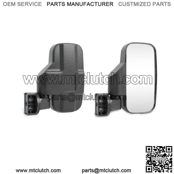 UTV Rear View Side Mirrors 1.75"-2" Roll Cage For Can-am Commander 1000 800R 800 (Fits: Yamaha Rhino 660)