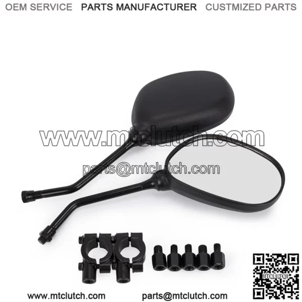 Rear view mirror set for Honda line of ATVs, Universal fit on handle bars - Image 4