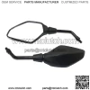 Mirror for Motorbike, Motorcycle Rearview Mirror, Motorbike Mirror Universal 7/8 inches 22mm, High Definition, with M8 M10 Clockwise and Counter Clockwise Threaded Bolts, for Motorcycle ATV Scooter