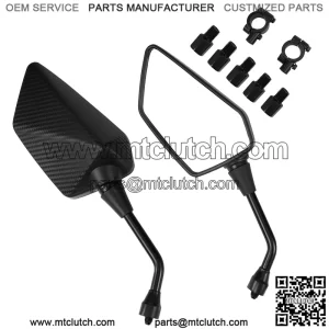 ATV Mirror, Side Rearview Mirrors for Bike Motorcycle ATV Scooter Cruiser