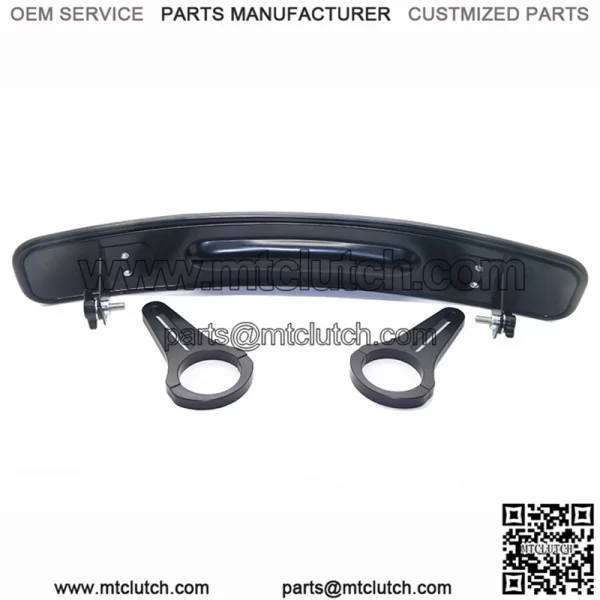 REAR VIEW MIRROR FIT FOR POLARIS RZR ATV UTV 1.75" CLAMPS 15" WIDE ANGLE MIRRORS - Image 2