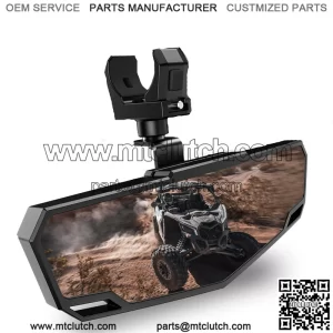 Adjustable UTV Center Rear View Mirror For 2017-2024 Can Am Maverick X3 Max RR