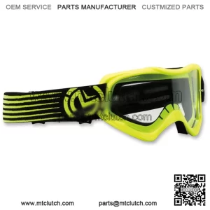 RACING goggles black, transparent lens