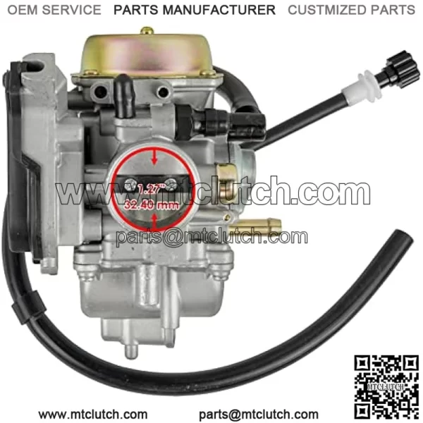 Carburetor Compatible with Suzuki LT-F400 LTF400 LTF400F Eiger 400 4x4 2x4 Manual 2002-2007 - Image 2