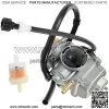 New Carburetor Kit Replacement For Suzuki Eiger 400 LTF400F LTF400 Manual 4x4 2x4 2002 2003 2004 2005 2006 2007 - Image 2