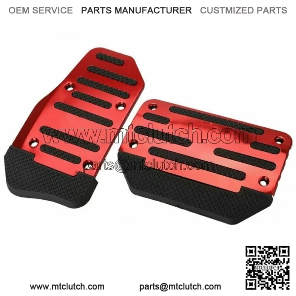 RED Non-Slip Automatic Gas Brake Foot Pedal Pad Cover Car Accessories Parts (For: More than one vehicle)