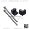 J-type fixing clip 2 pieces # black - Image 3
