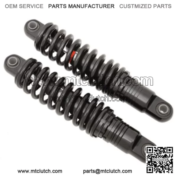 Black 13" Rear Coil Overs Shocks Ride Adjustable Harley Sportster Nitrogen Gas (For: Harley-Davidson)