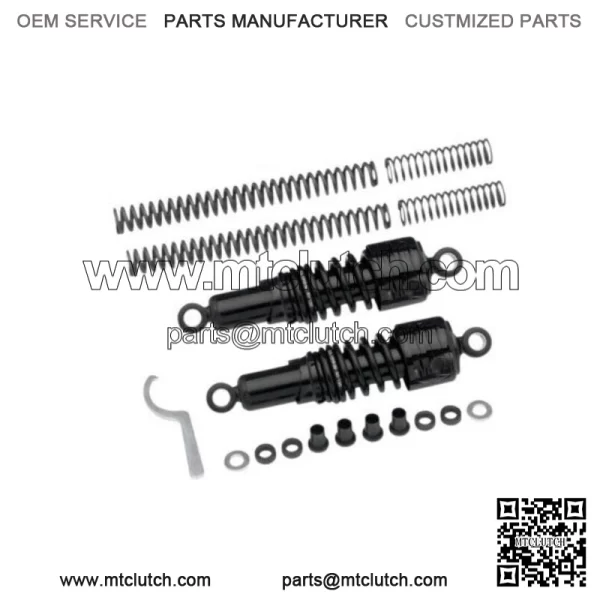 Black Slammer Shocks + Fork Springs Lowering Kit 88-03 Harley Sportster XL (For: Harley-Davidson)