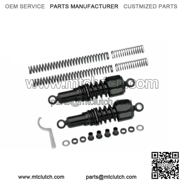 Black Slammer Shocks + Fork Springs Lowering Kit 04-15 Harley Sportster XL (For: Harley-Davidson)