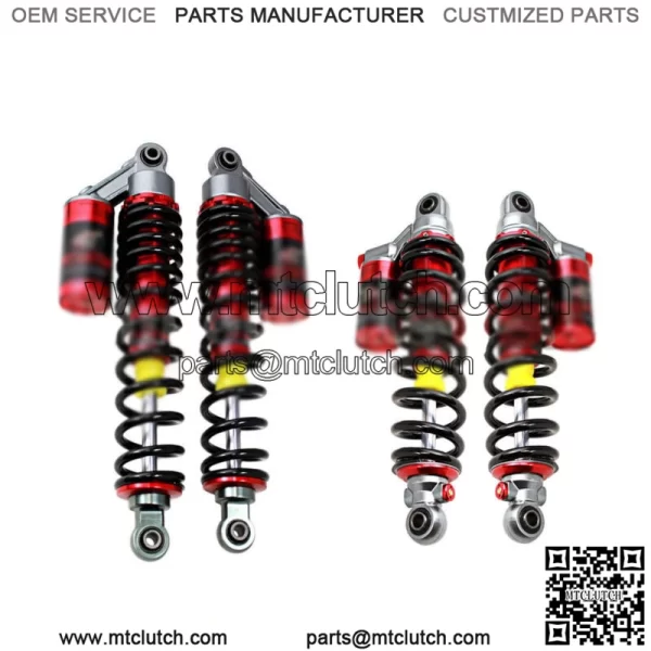 FRONT & REAR GAS RESERVOIR SHOCKS ABSORBER SET FOR YAMAHA YFM660 GRIZZLY 660 ATV