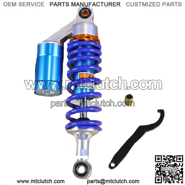 280mm 11" Rear Air Shock Absorbers Spring Suspension For Yamaha YFZ 450 ATV Blue