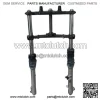 87 Honda ATC250SX Complete Front Forks Assembly 1987 ATC 250SX OEM TRIPLE SHOCKS