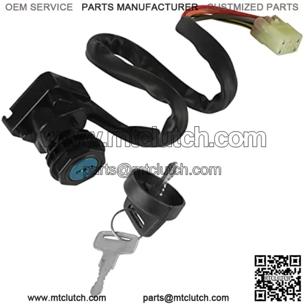 Ignition Key Switch Compatible with Suzuki Ltf400 Ltf400F Ltf400 Eiger 400 2Wd 4Wd 2002-2007 Key Switch - Image 5