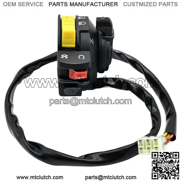 Handlebar Start Stop Headlight Switch for Suzuki LT-A500 LT-F500 4x4 37400-09F02 For: More than one vehicle