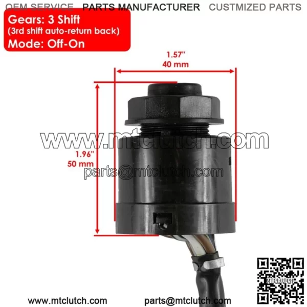 Ignition Key Switch for Kawasaki Teryx 4 800 KRT800 2014 - 2023 / 27005-0036 For: More than one vehicle - Image 2