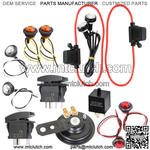 For SXS ATV UTV Rocker Switch Turn Signal Street Legal Led Reverse Kit New For: More than one vehicle - Image 3