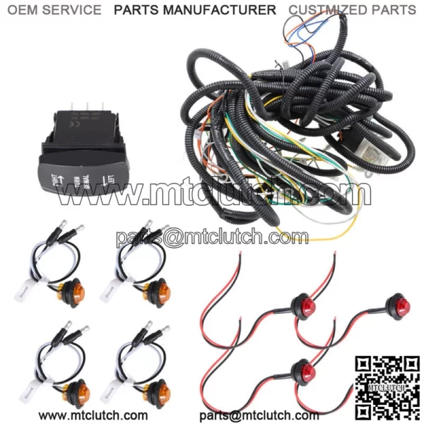 Street Legal LED Rocker Switch Turn Signal Kit For Kawasaki Teryx4 750 800 For: More than one vehicle - Image 4