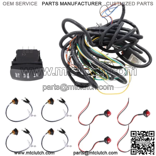 Street Legal LED Rocker Switch Turn Signal Kit For Kawasaki Teryx4 750 800 For: More than one vehicle - Image 5