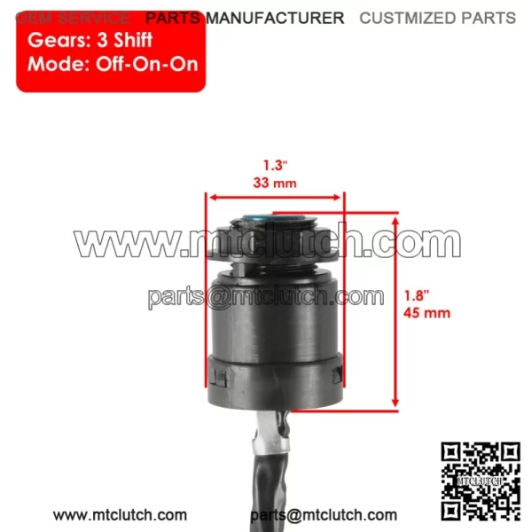 Ignition Key Switch for Yamaha Blaster 200 YFS200 Yfs 200 1988-2006 (For: Yamaha YFS200) - Image 2