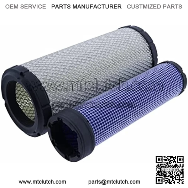 Air Filter Set RE68048 RE68049 Compatible with John Deere Tractor 110 3120 3203 3320 3520 3720 4105 3720 5103 5105 5200 5203 5205 5210 5300 5036D Excavator 75C 80C 60D Mowers 3215B 3225B 3225C