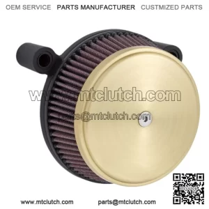Stage I Air Cleaner Filter Sucker Kit Brass Harley XL Sportster 88+ (For: Harley-Davidson)