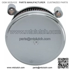 Chrome Stage 2 Big Sucker Air Cleaner Red Filter Kit Harley Twin Cam (For: Harley-Davidson)