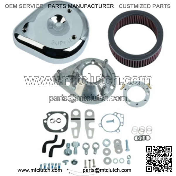 Chrome Tear Drop Air Cleaner Filter Cover Intake Harley 07-20 Sportster XL (For: Harley-Davidson)