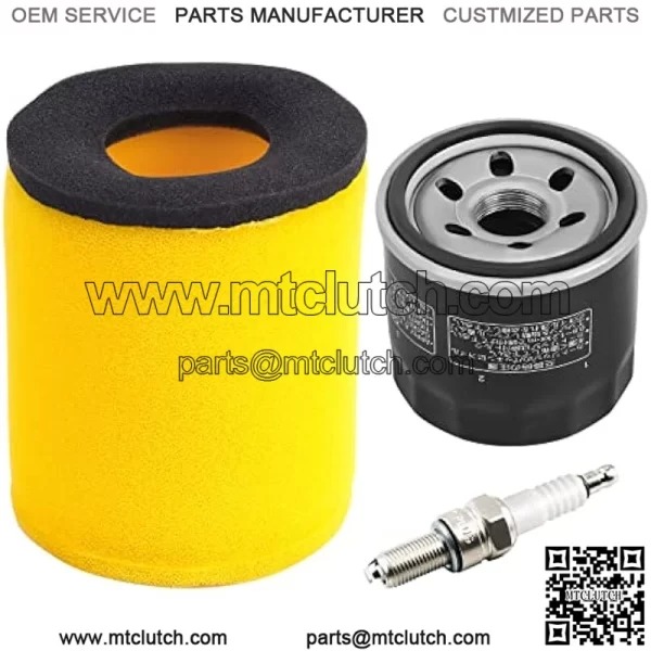 Air Filter 13780-03G00 Oil Filter 1651003G00 with Spark Plug Replacement for Suzuki Eiger 400 LTA400 2x4 / LTA400F 4x4 Auto 2003-2007,King Quad 400 LTA400F LTF400F 4x4 2008-2012