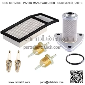 72368G01 Air Filter 26591G01 Oil Filter 72084-G01 Fuel Filter Spark Plug Kit Replacement for EZGO TXT, Medalist 4 Cycle 295cc / 350cc Golf Cart 1994-2005 Replacement Parts