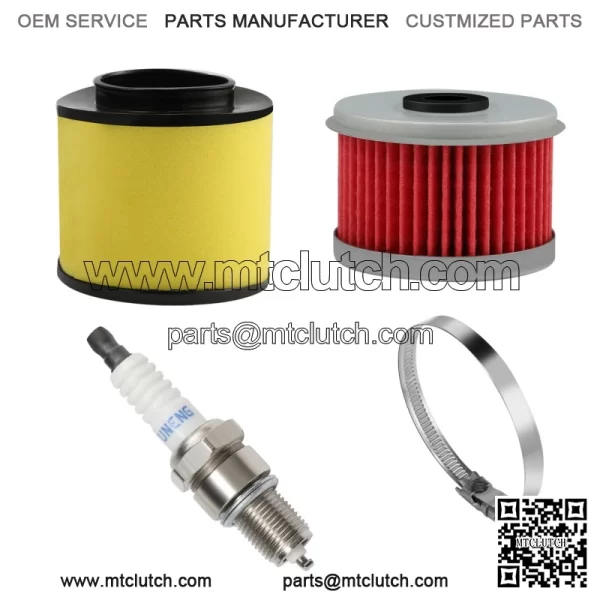 Air Oil Filter Spark Plug Tune Up Kits For Honda FourTrax 300 TRX300 1988-2000 For: Honda - Image 2
