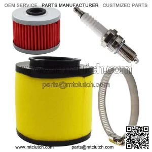 For 1988-2000 Honda FourTrax 300 TRX300 Air Oil Filter Spark Plug Tune Up Kit For: Honda