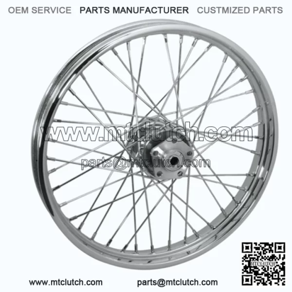 21x 2.15 Chrome Tubeless 40 Spoke Front Wheel Rim Harley Dyna Sportster Twin Cam (For: Harley-Davidson)