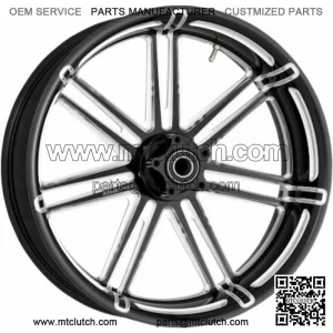 7 Valve Black Rear 18" X 5.5" Wheel Rim ABS Harley Touring 2009-2018 (For: Harley-Davidson)