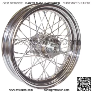 16 x 3 Chrome Tube 40 Spoke Rear Wheel Rim Harley Softail Touring Dyna 00-07 (For: Harley-Davidson)