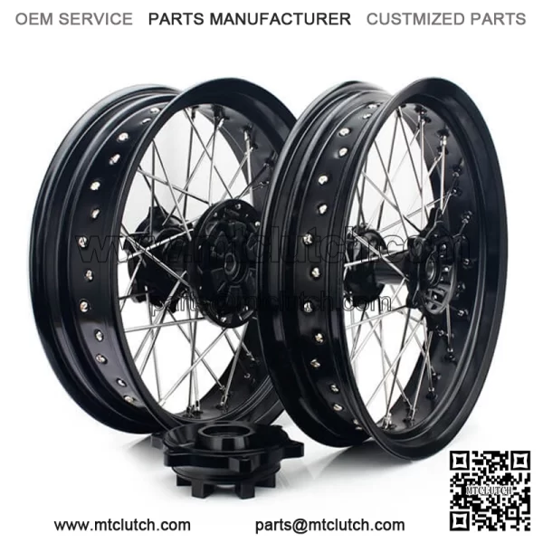 17 Inch Aluminum Motorcycle Spoke Wheels For SUZUKI DRZ400SM - Image 3