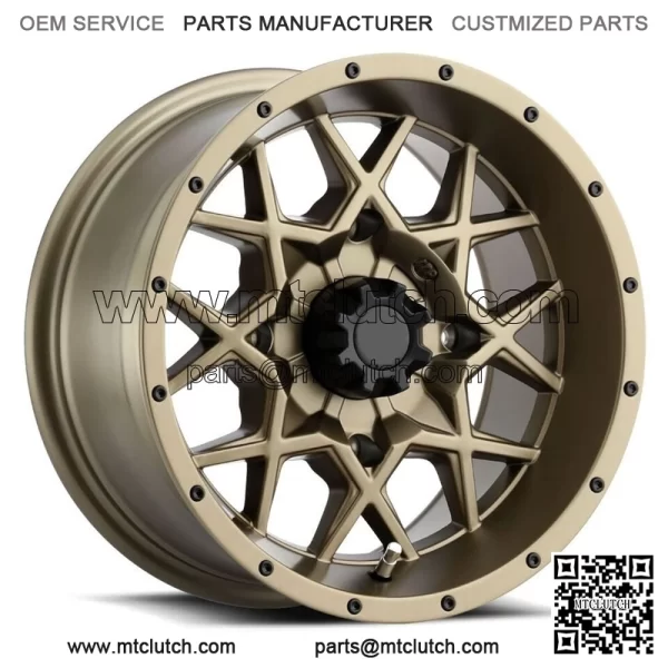 UTV Wheels/Rims Bronze 14" Polaris RZR 1000 XP 4 For: Polaris