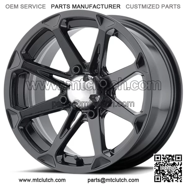 4 ATV/UTV Wheels Set 14in MSA M12 Diesel Black 4/156 10mm 1KXP For: Polaris