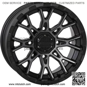System 3 ST-6 14" Wheels Dark Tint Sportsman 550 850 1000 For: Polaris