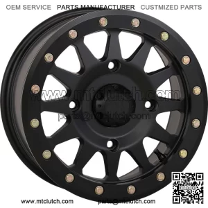HLA1 Beadlock Wheel Mch 15x7 4/137 5+2 40mm Can-Am Maverick X3 Max 4x4 18-21 For: Can-Am