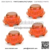 BMW Honda wheel center cover #orange - Image 2