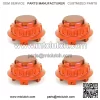 BMW Honda wheel center cover #orange - Image 4