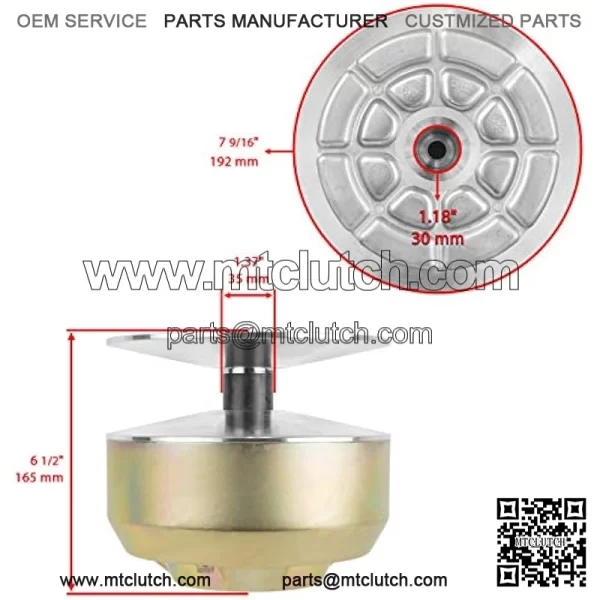 Complete Primary Drive Clutch Compatible With John Deere Gator and Trail Gator 4X2 / AM140985 AM128794 - Image 2