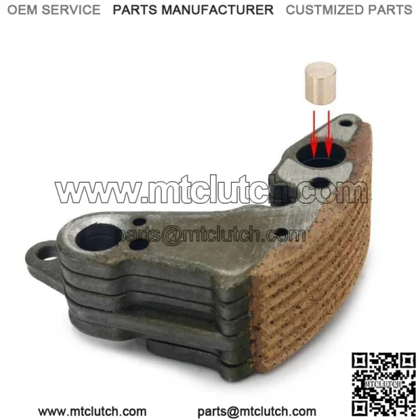 5PCS Wet Clutch Slugs Kit for HiSUN HS 500 700 UTV ATV Massimo Bennche CF800 HL - Image 2