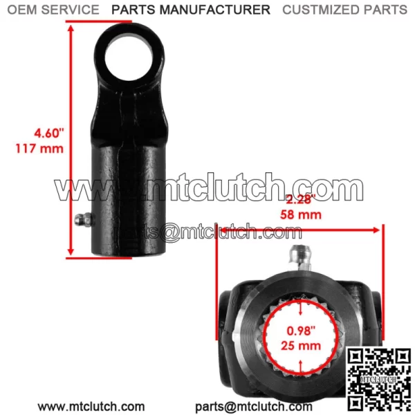 Front Prop Drive Shaft Yoke For Polaris Sportsman 800 EFI 2005  2007 2007 2008 For: Polaris Sportsman 800 - Image 2