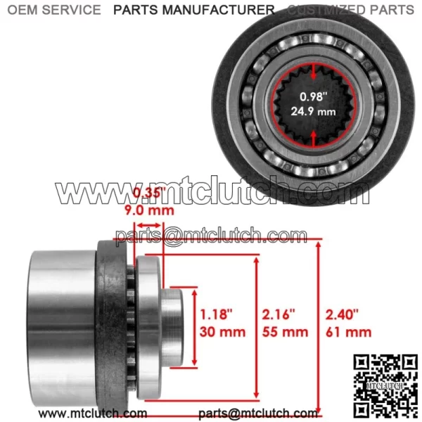 Front Differential OST Output Hub For Polaris Sportsman 570 EFI Forest 2014-2015 For: Polaris Sportsman 570 - Image 2