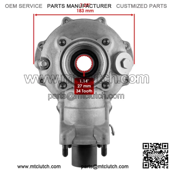 Complete Rear Differential Diff For Honda Fourtrax Foreman TRX400FW 1995-2001 For: Honda FourTrax Foreman 400 - Image 2