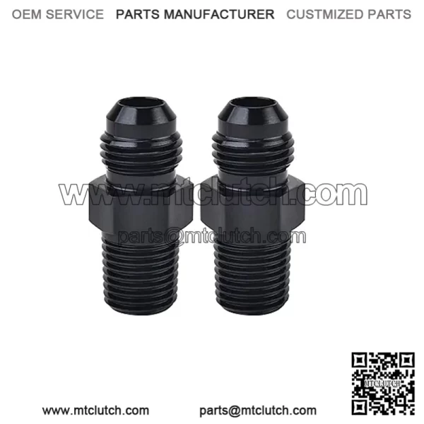 AN4 male to 1/8NPT 2-pack